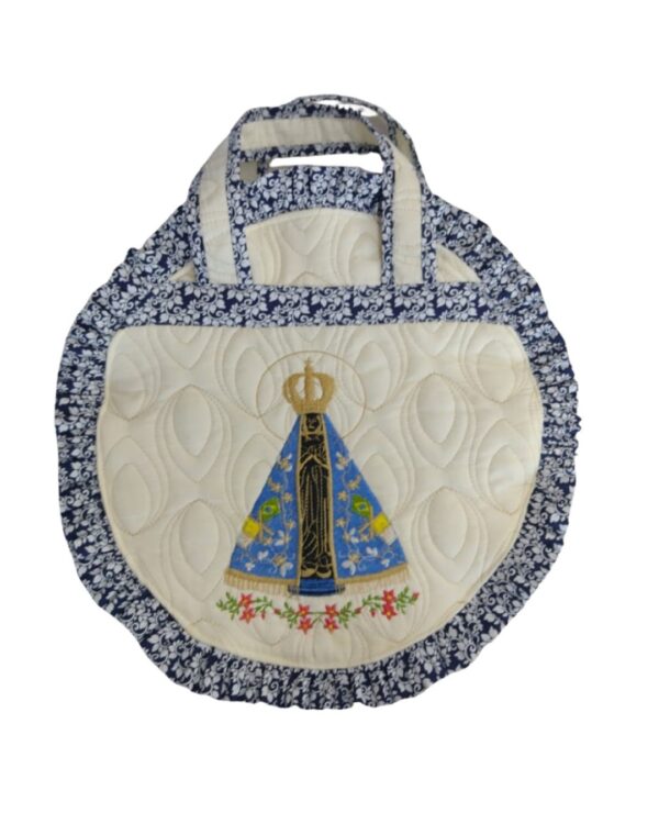 Porta Pratos - Nossa Senhora Aparecida - Bordado