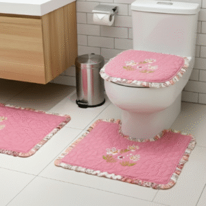 jogos de banheiro Rosa