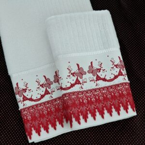 kit Toalhas Bordadas - Bordados - Rosto & Banho