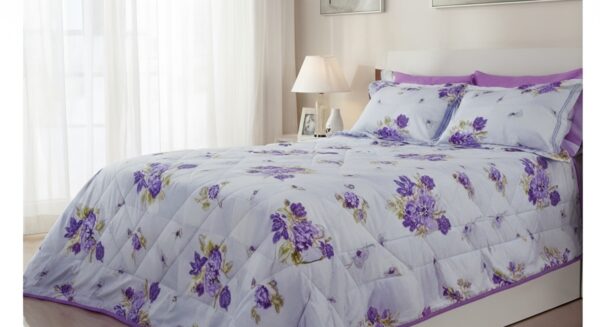 Cobre Leito Matelassê Pink