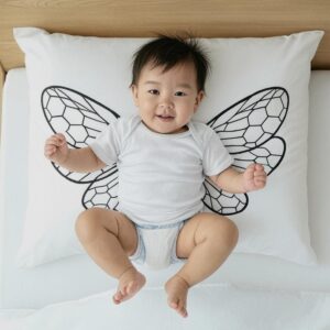 Fronha Asinhas  - Bordados Bebê